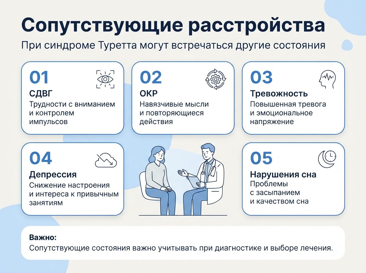 Лечение синдрома Туретта в Муравленко инфографика